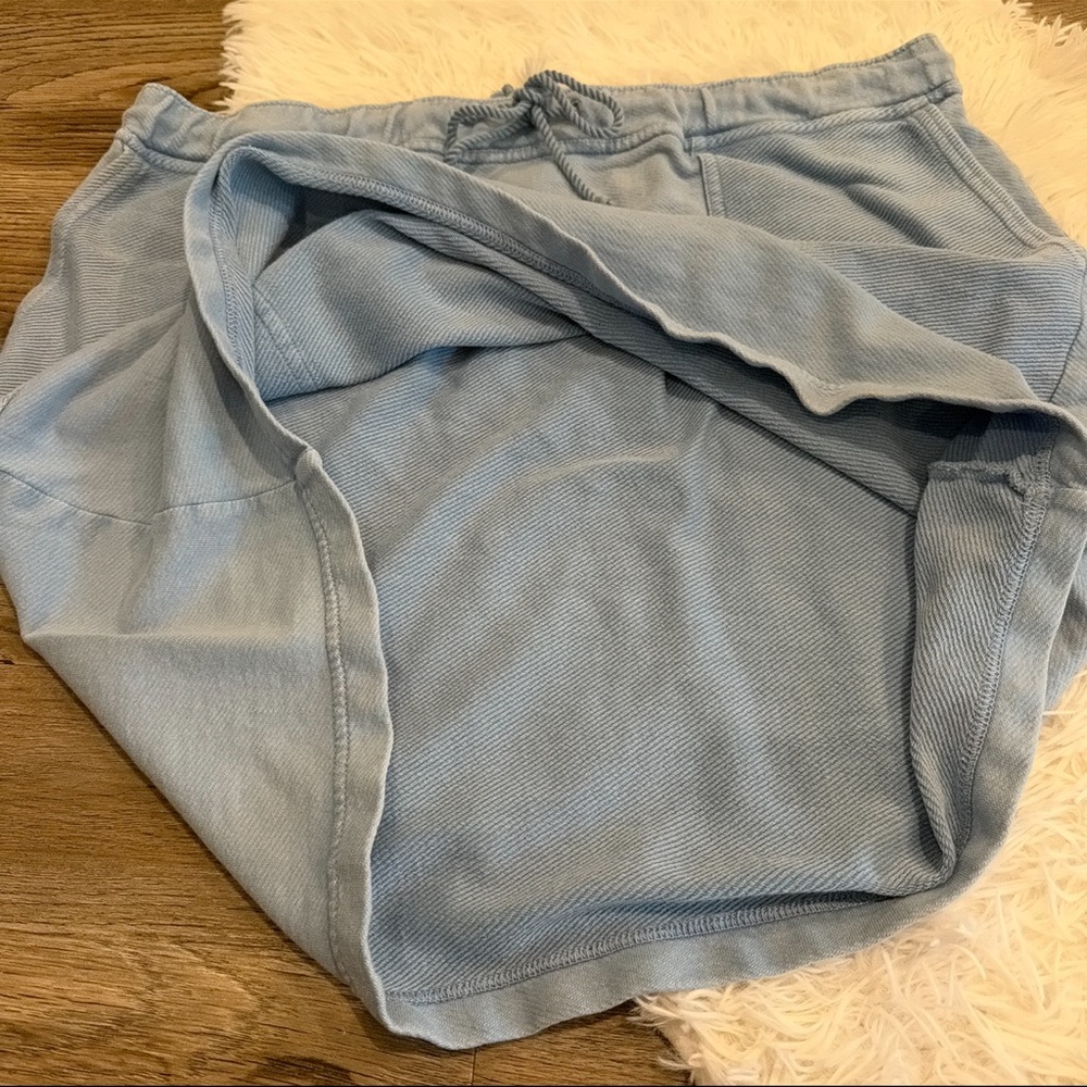 J. Jill Light Blue Casual Drawstring Skirt cute and comfy - Picture 8 of 10